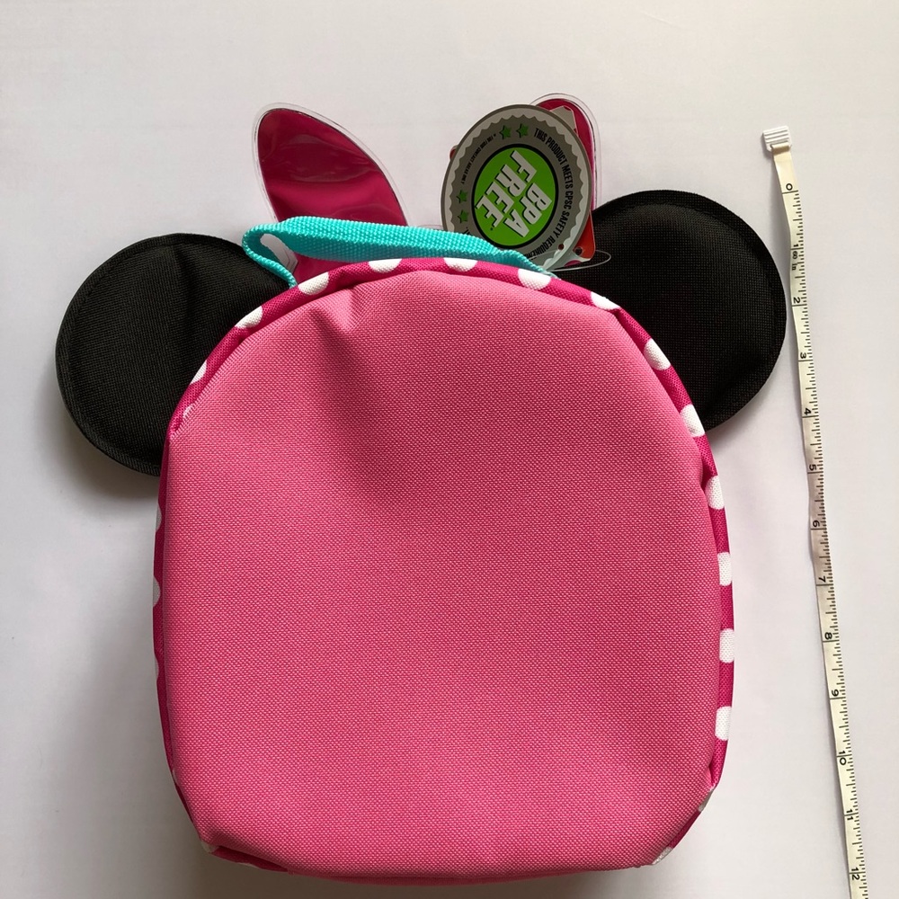 💔SOLD💔 Disney Minnie Mouse 3D Ears Bow Lunch Box - Picture 2 of 3